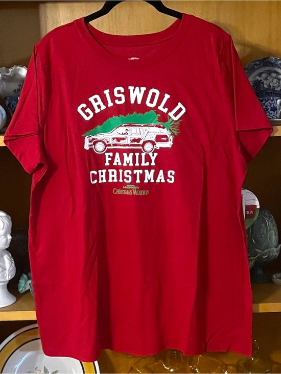 torrid Tops - Torrid Christmas Vacation Classic Fit Cotton Crew Tee Size 1
